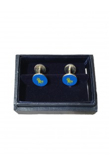 Ralph Lauren light blue and yellow cufflinks