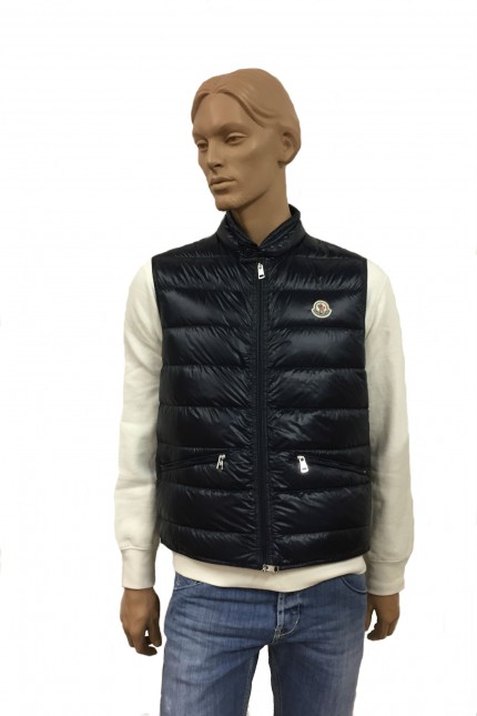 moncler blue gilet