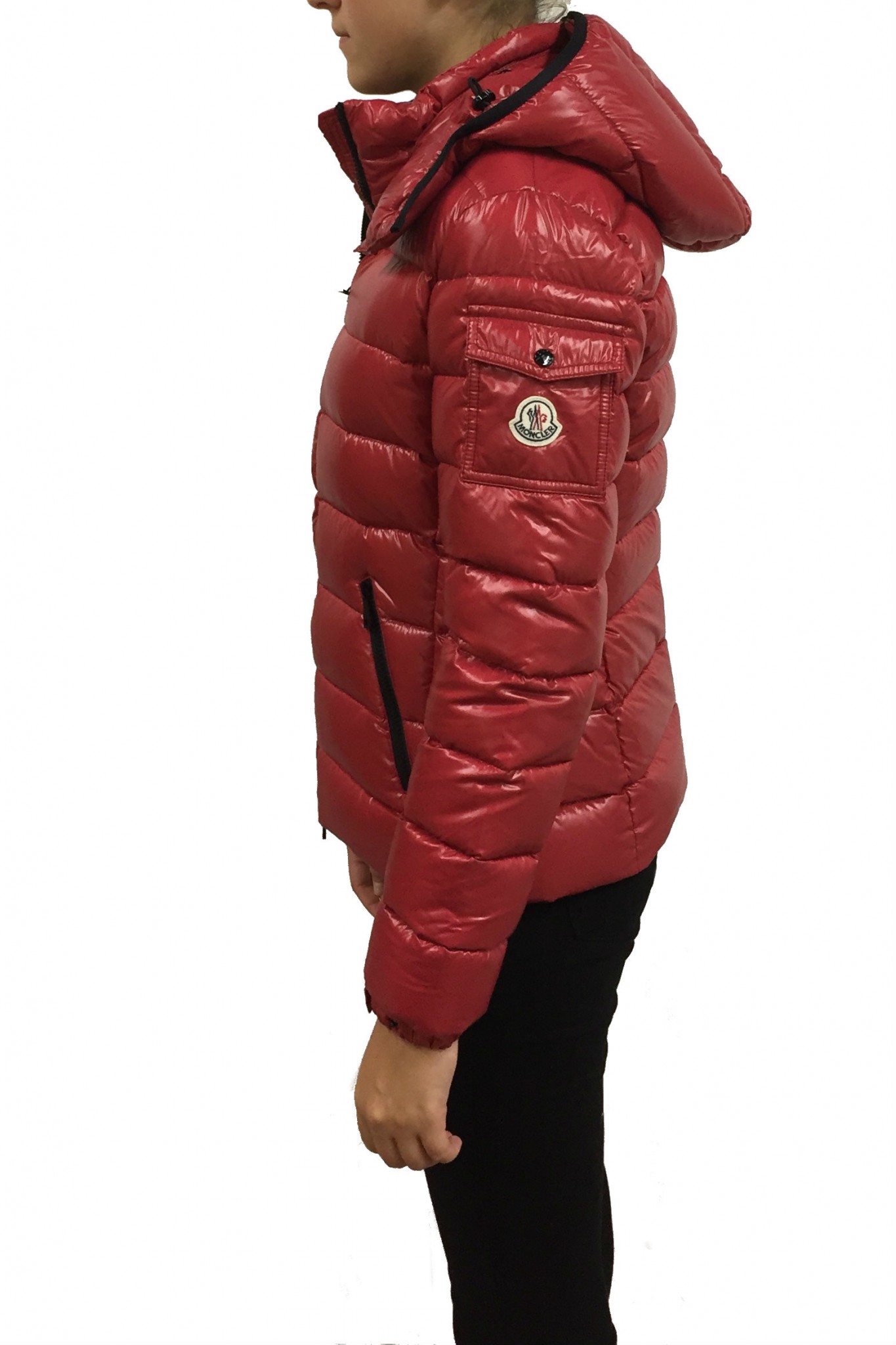 moncler giubbotto rosso