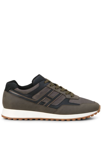Sneaker Hogan H429 tortora e nero Sneaker Hogan H429 tortora e nero