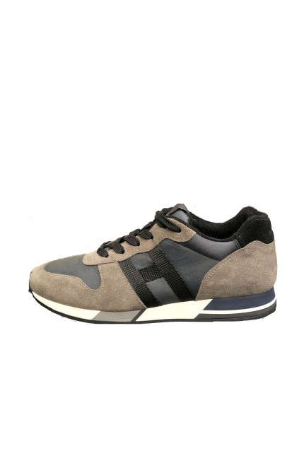 Sneakers Hogan H383 Running nera e grigia Sneakers Hogan H383 Running nera e grigia