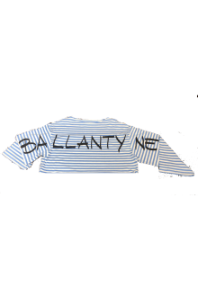 T-shirt Ballantyne a righe con manica lunga