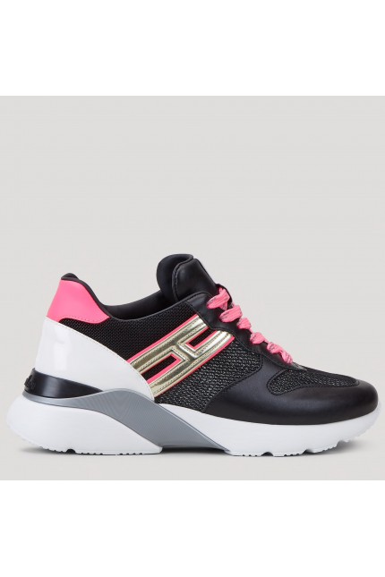 H525 black and fuxia Hogan Shoes