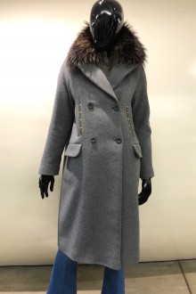 Grey wool coat Bazar Deluxe