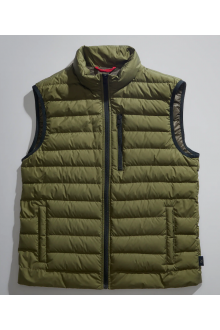 Gilet in piuma Fay verde militare