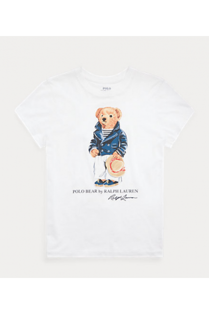 Polo Bear Ralph Lauren white t-shirt