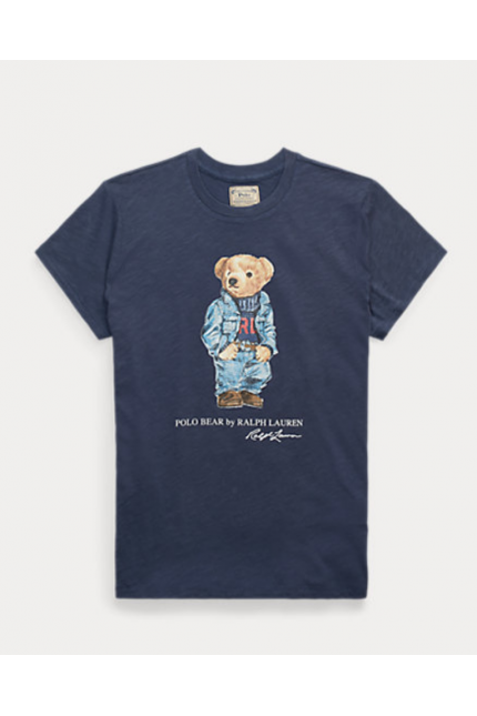 T-shirt Ralph Lauren Polo Bear blu