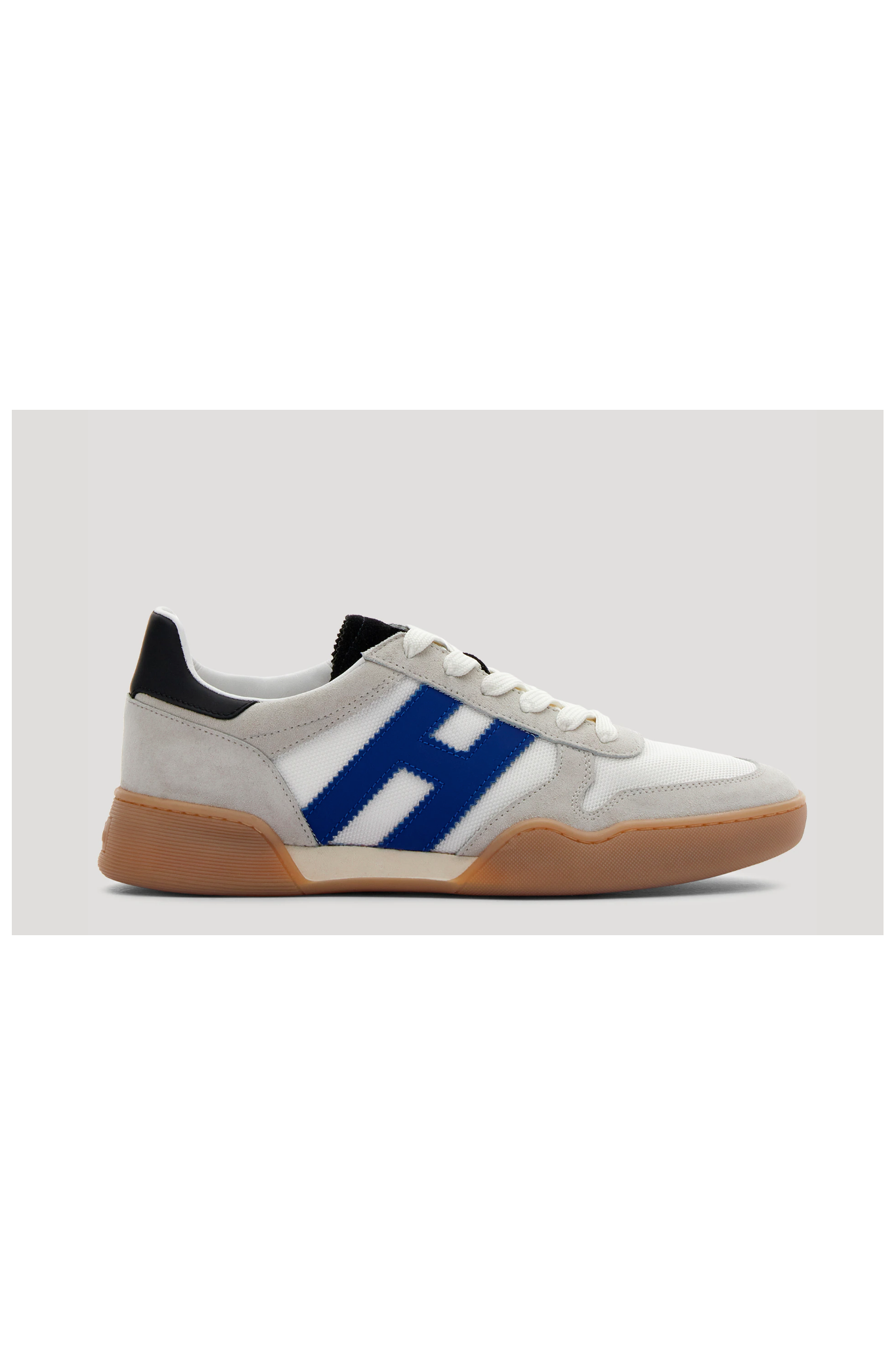 Vendita online scarpa Hogan H357 blu e gialla da uomo