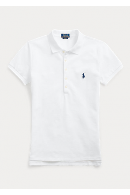 Polo da donna Ralph Lauren bianco