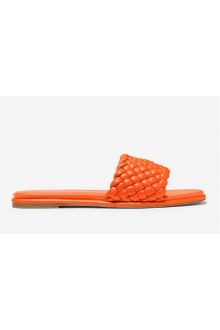 Sandalo Michael Kors intrecciato arancione
