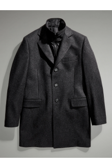 Grey double coat Fay
