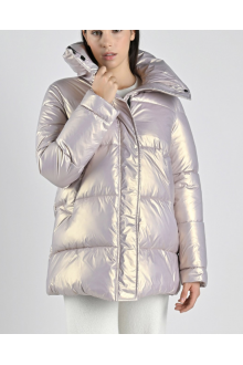 Canadian jacket gold metal satin