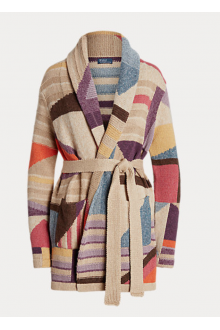 Ralph Lauren Patchwork Shawl Cardigan