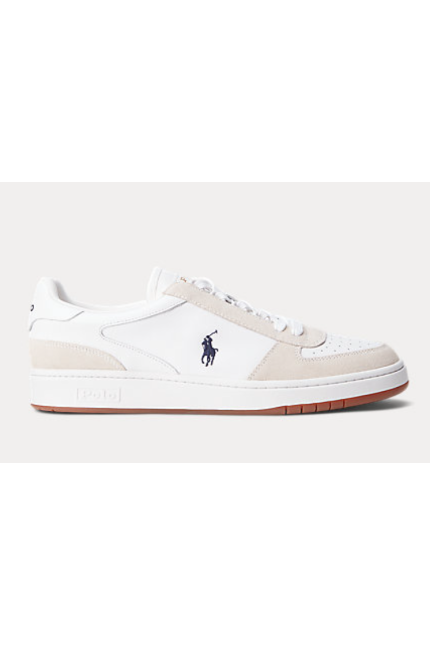 Sneaker Court Ralph Lauren bianco