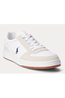 Sneaker Court Ralph Lauren bianco