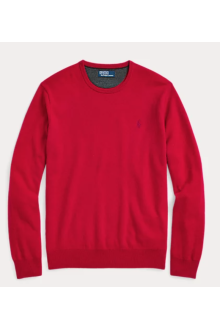 Red wool crewneck jumper Polo Ralph Lauren 