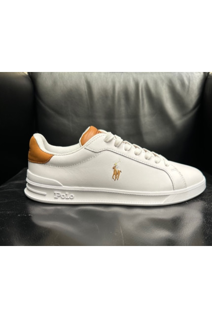 Sneaker Heritage Court II in pelle bianca